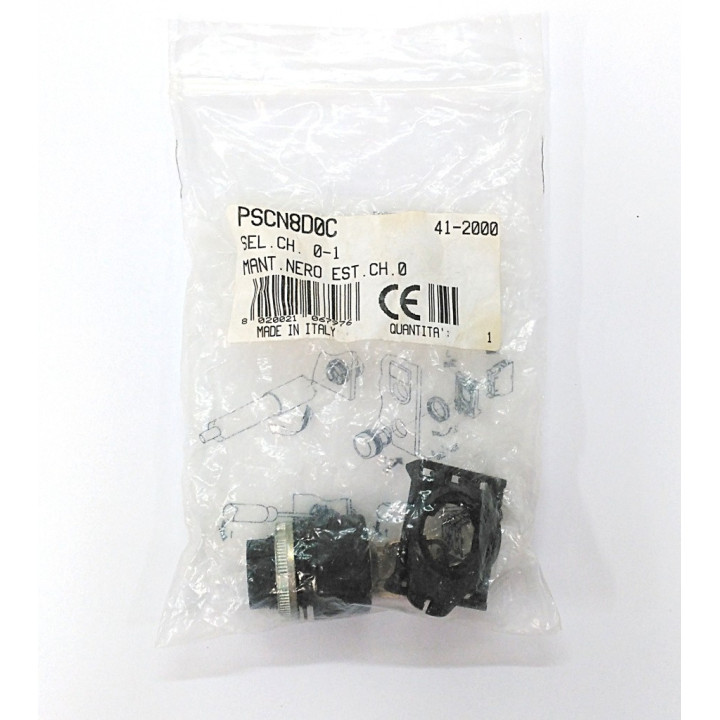 KYR PSCN8DOC - Serratura a 1 Cilindro con Chiavi Esterno - Nero