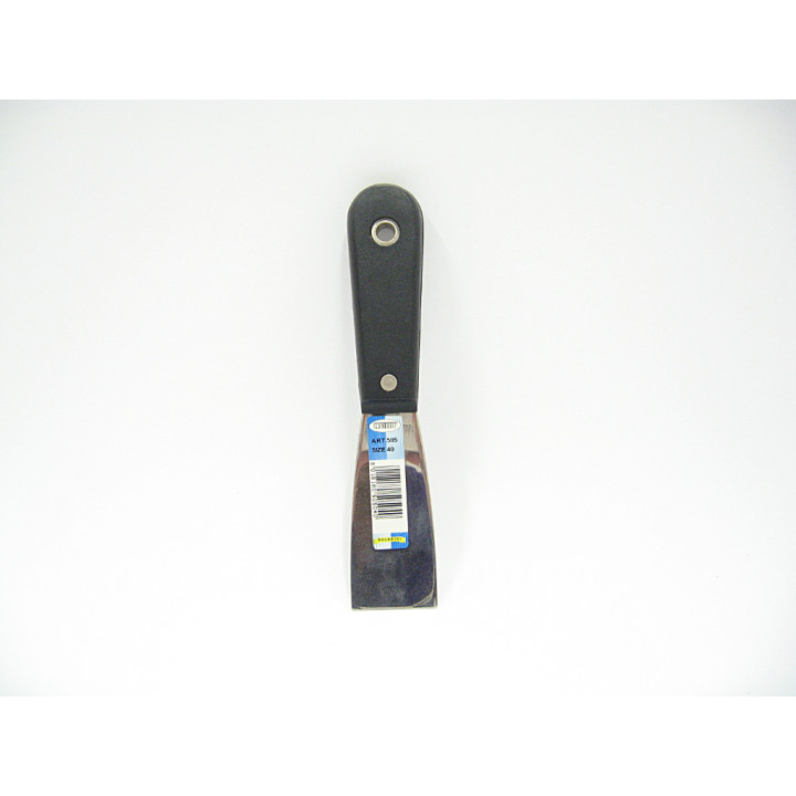 CHROMED SPATULA (handle polymer) Professional 40mm