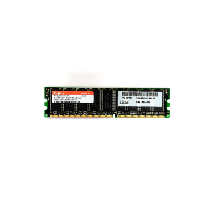 Hynix HYMD264726B8J-D43-AA - Memoria Ram 512Mb DDR 400MHz CL3 ECC PC3200U