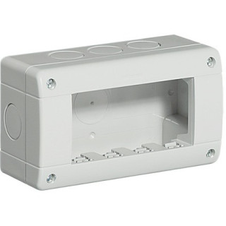 Biticino 24404 - Cusodia 4 Posti IP40 IDROBOX - Grigio