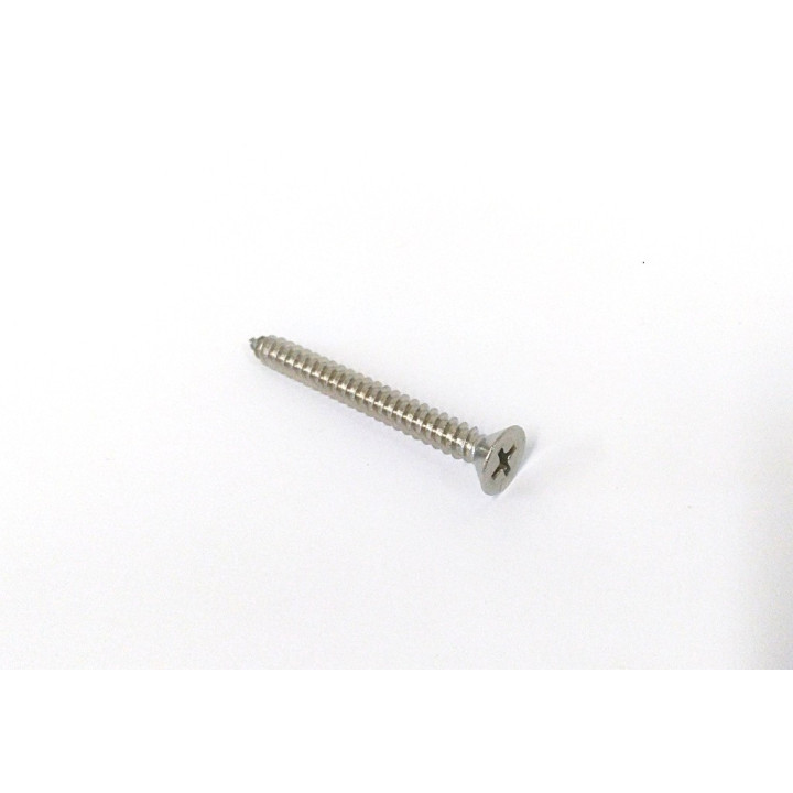 n.i.m. 200x Vite Filettata Testa Piatta Taglio PH in Acciaio Inox DIN7982