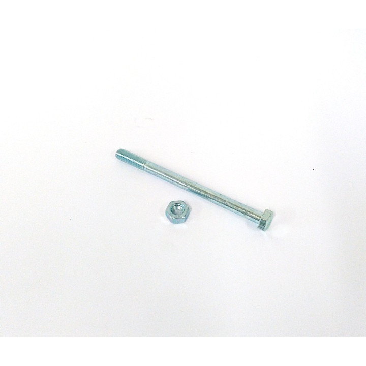 STARX 47.976.11 - 25 x Bullone Testa Esagonale + Dado M6x80mm - Zincato