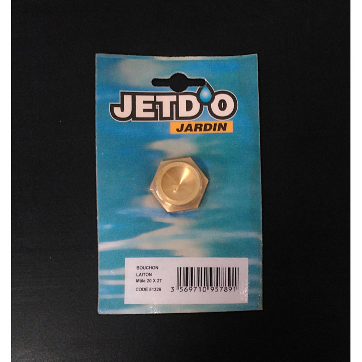 Jetd'o Jardin 51326 - Inserto Maschio 20x27mm - Ottone