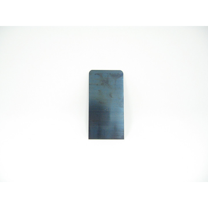 2xTeamtools SPATOLA CARROZZIERI ACCIAIO BLU Professionale 12 x 6 cm