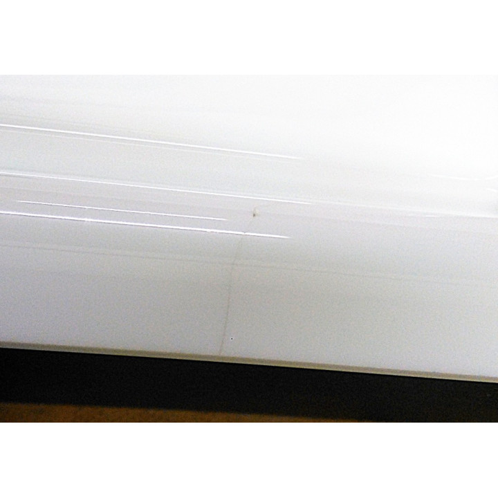 Lavabo Bagno da Incasso Doppia Vaschetta 117x47cm - Ceramica Bianco