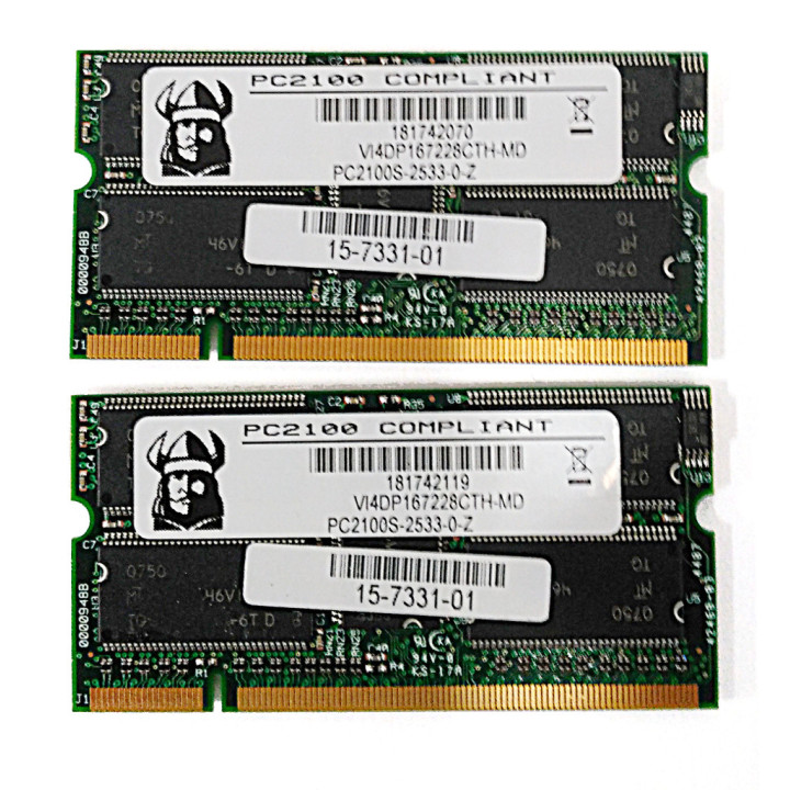SO-DIMM PC2100 256Mb (2x128) Memory Kit