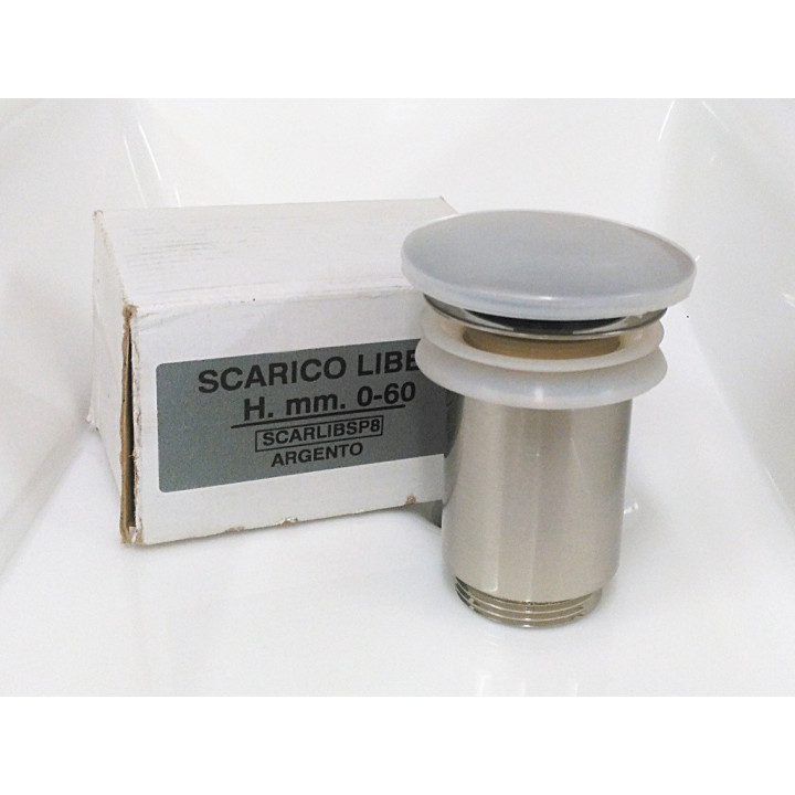 Scarico Lavabo H 0-60mm - Argento