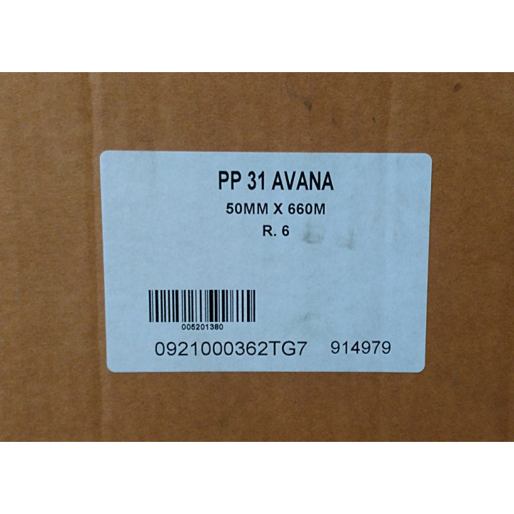 EUROCEL 914979 - Rotolo Nastro Adesivo in Polipropilene PP 31 Avana 50mm x 660mt