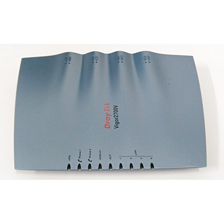 DrayTek VIGOR 2700V - ADSL2/2+ VOIP Router con Switch 4 Porte VPN e 2xFXS
