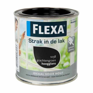 FLEXA Strak in de lak Fossato VERDE (Grachtgroen) 1038 Vernice all'Acqua 750ml