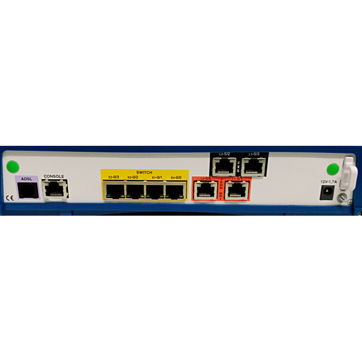 ADSL2/2+ Enterprise VoIP Router One 100-2B-2V AE/a - 2xBRI - 4xLAN Switch - 2xFXS - Firewall - VPN - QoS
