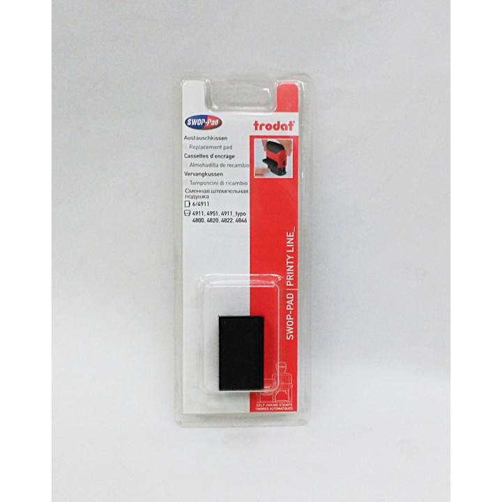 SWOP-Pad 6/4911 - 2 x Tamponi di Ricambio per TRODAT 4911