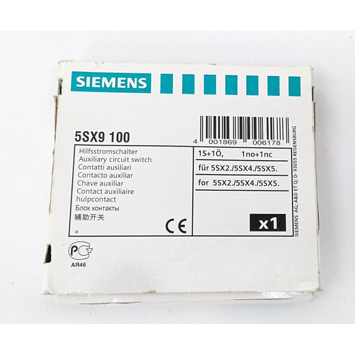 SIEMENS 5SX9100 - Contatore Ausiliario 1NO+1NC