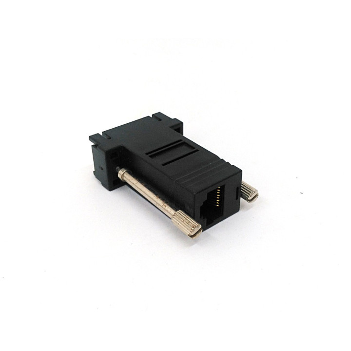 Connector MHDA9-PMJ8-K D-SUB 9Way RJ45 Adatapter