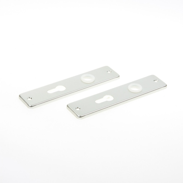 IVANA 222213 - Coppia Placche in Alluminio per Porte Interne KS 180/41 RH PC 55