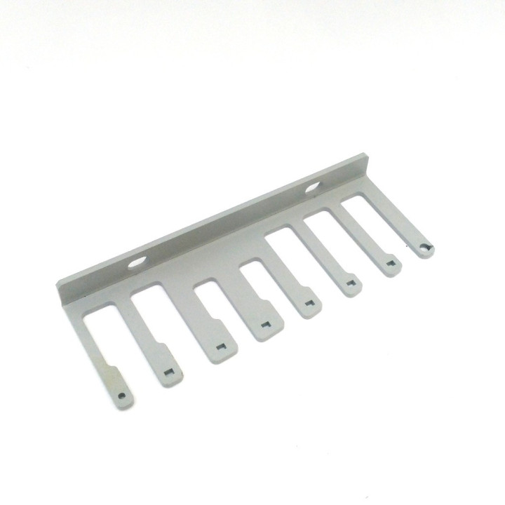 Passacavi in Metallo per Armadio Rack 4U - Grigio