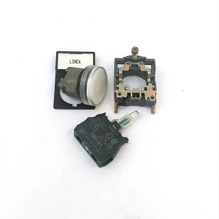 Telemecanique - Kit Completo Spia Luminosa Bianca