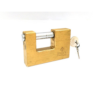 UNITY  - Lucchetto Rettangolare con Chiavi 90x60x18mm