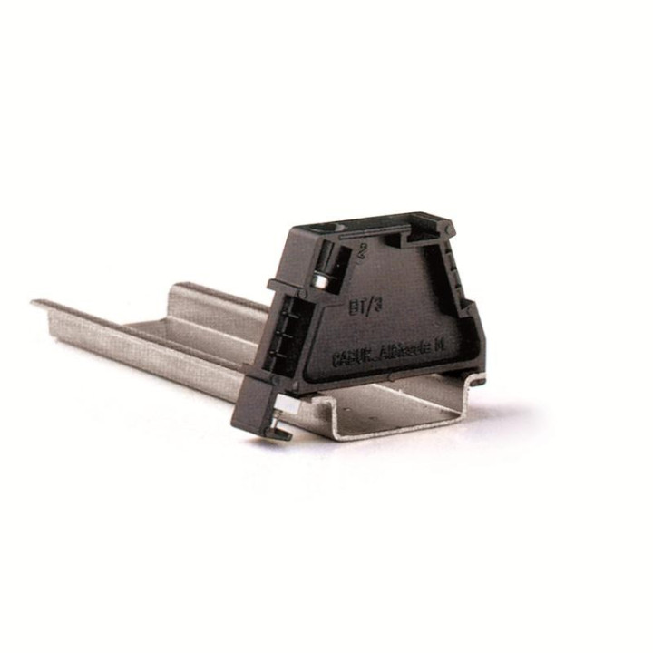 Cabur BT/3 - Blocchetto Terminale 35mm - Nero