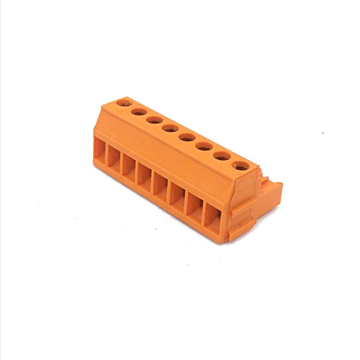 Morsettiera 1.5mm2 a 8 Vie - Arancione