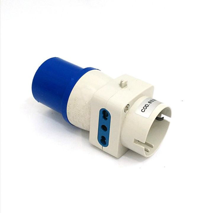 SCAME 610-388 - Adattatore a 3 Uscite 16A-6h/250V IP20