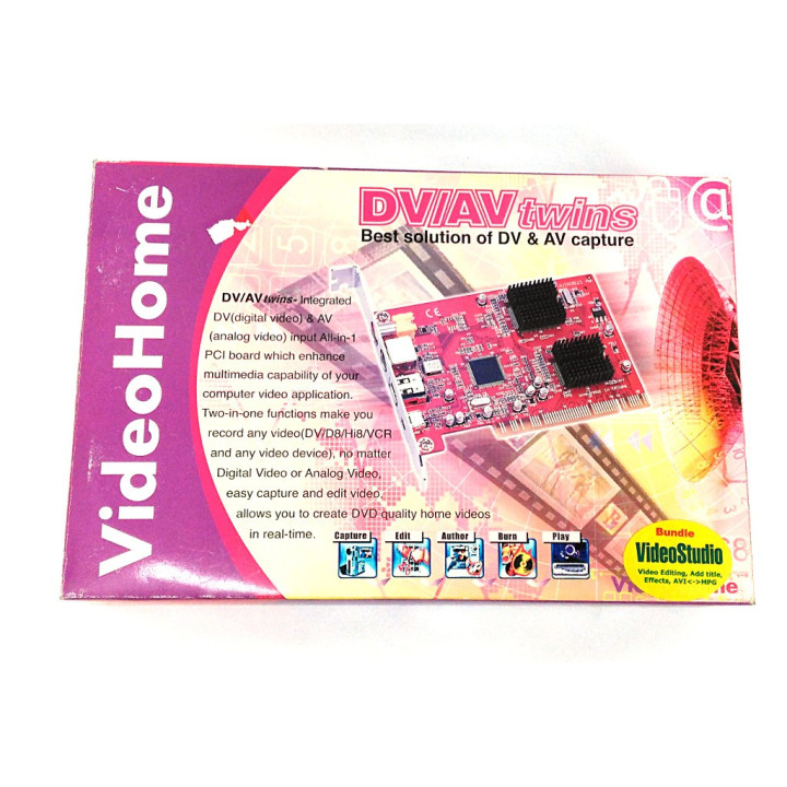VideoHome DV/AV-twins-Digital Firewire-Analog Video Capture-DV/AV Capture PCI Card Windows