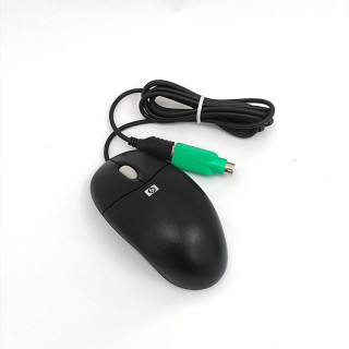 HP 302697-003 - Optical Mouse a 2 Pulsanti + Rotellina di Scorrimento - Cavo PS/2 - Nero