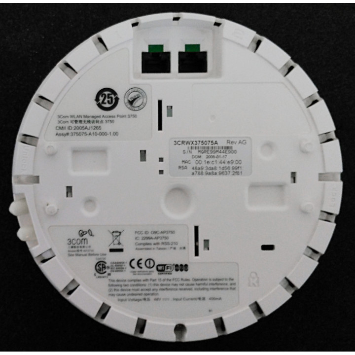 3Com Wireless LAN Managed POE Access Point 3CRWX375075A