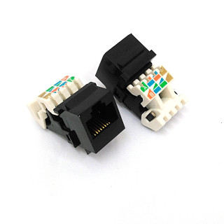 2 x Presa RJ45 UTP Autobloccante - Nero