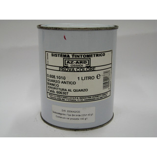 IDROPITTURA AL QUARZO quarzo antico bianco 1Lt