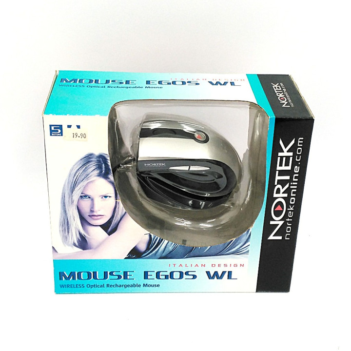 Nortek 66074-06306 - Mouse EGOS WL Wirelwss Optical Rechargeable Mouse