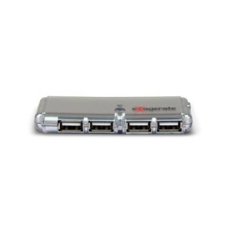 Hamlet XUSB400A - HUB Mobile 4 USB 2.0 4-Port Replicator - EXAGERATE
