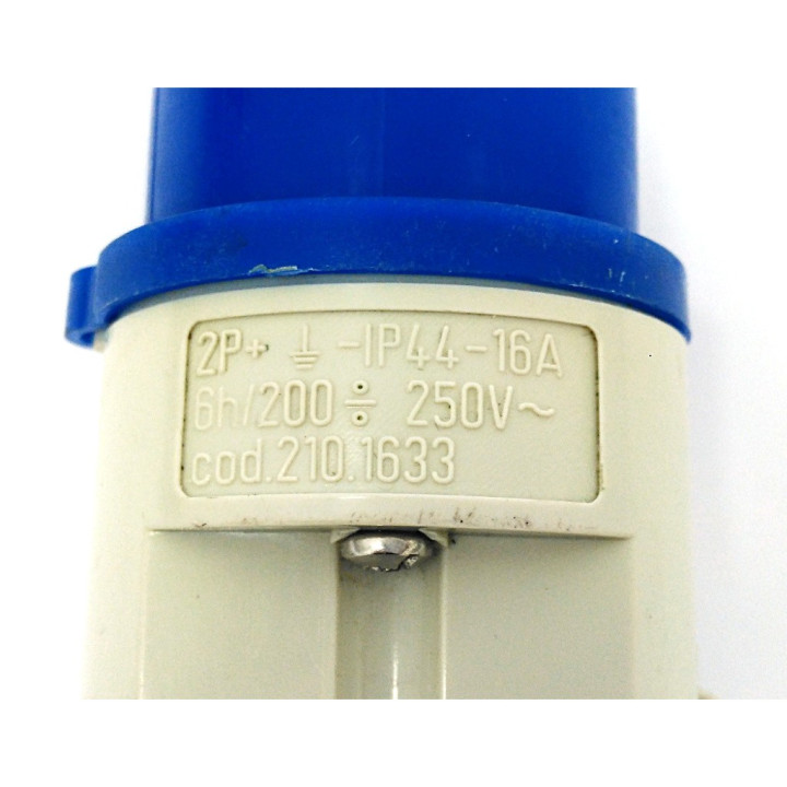 SCAME 210.1633 - Spina Indistriale 16A-6H - 200/250V 2P+T IP44