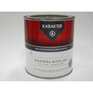 HOOGGLANSLAK Extra Dekkend GRANIET GRIJS DL15 - 0.75L 750ml