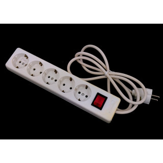 Kaisser 1050 - Ciabatta Multiprese5 Posti 16A 250V - Bianca