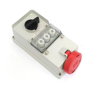 Ilme 1664-IB5 - Presa Interbloccata + fusibile + Interruttore 16A-6h - 380/415V 3P+T IP55