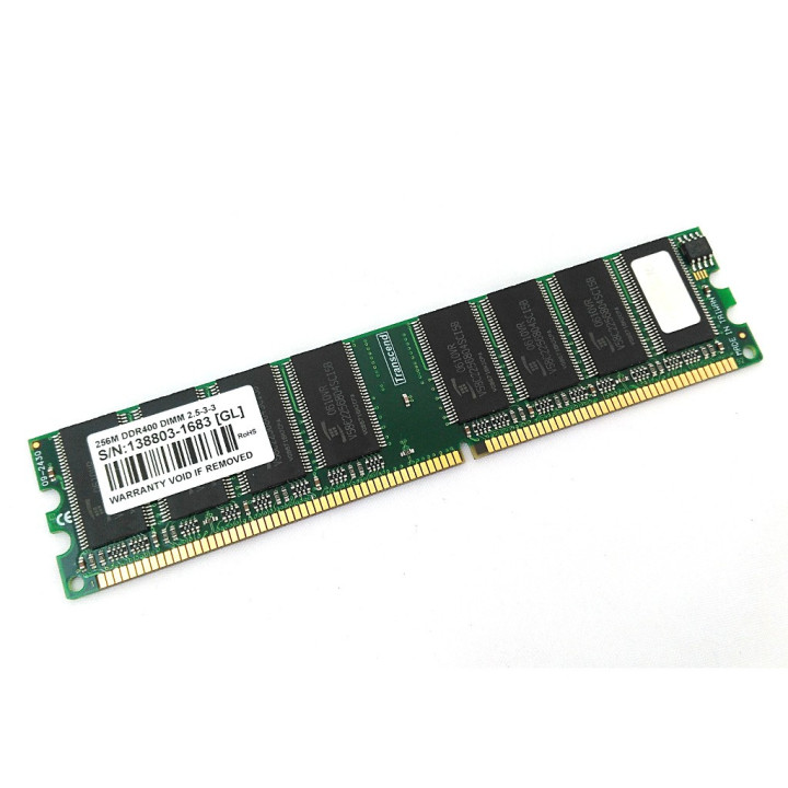 Transcend V58C2256804SCI5B - Memoria Ram DDR 400 256Mb DIMM 2.5-3.3