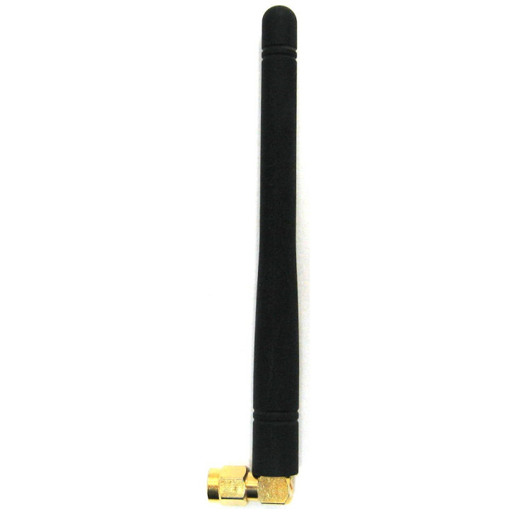ROHS - Antenna WI-FI Router Gomma 2.4GHZ Modulo Bluetooth SMA Maschio - Nera
