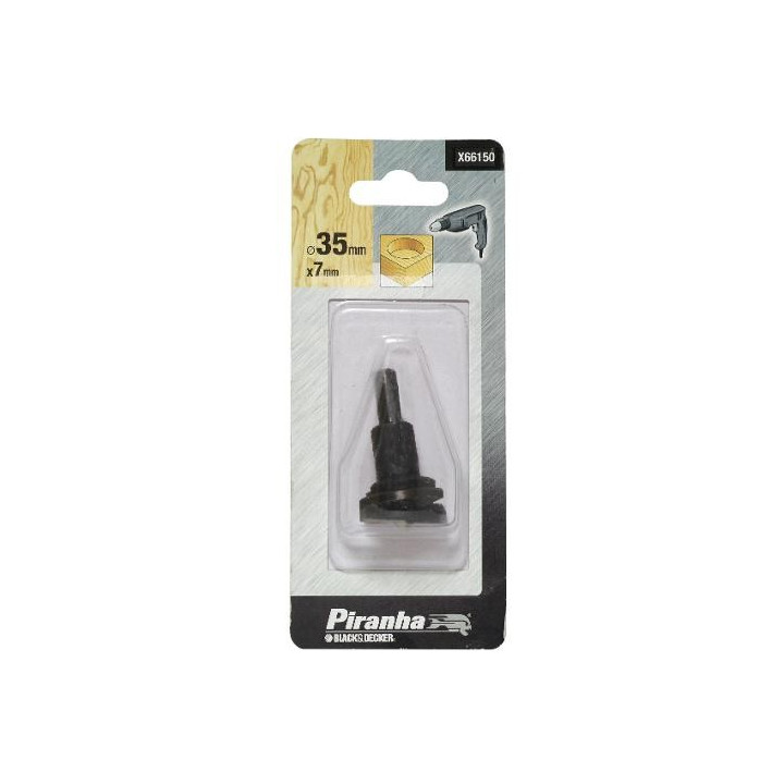 Piranha X66150 Fresa per Cerniere 35x7mm