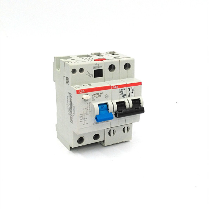 ABB S202M - Inter. Magnetotermico C10 400V 4 Poli+Inter. Differenziale DDA202 AC 230/400V