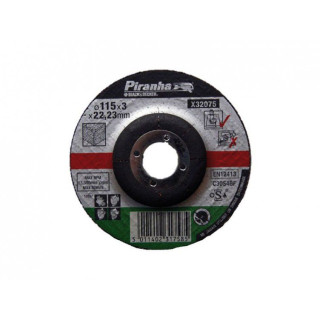 Piranha X32075 Disco per Smerigliatrice Taglio Pietra 115x3x22,23mm
