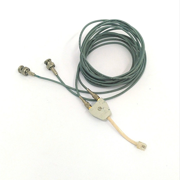 TELECOM CT1320 - Doppio Cavo Coassiale per Linea Telefonica con Presa Telefonica TELECO S195 RX-TX