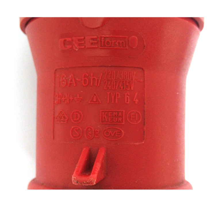 MENNEKES TYP64 - Spina Industriale Mobile 3P+N+T 16A 6h 220/380V-240/415V