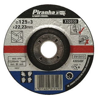 Piranha X32030 Disco Smerigliatrice per Taglio Metalli 125x3x22,23mm