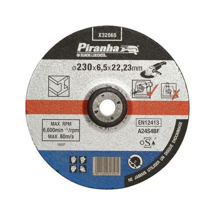 Disc Grinder for Metals 230x6,5x22,23mm