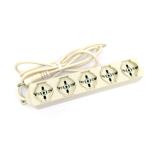 VIMAR 1297/1 - Ciabatta Multiprese Universale 5 Posti 16A 250V - 2Mt