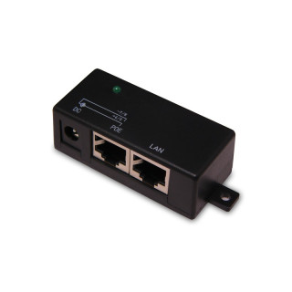 Passive Power Over Ethernet PoE Injector RJ45 - Nero