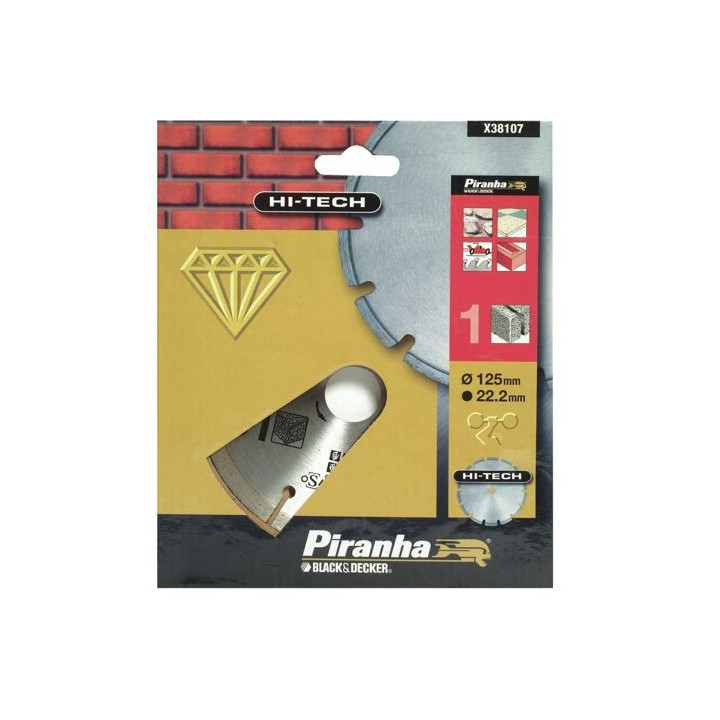 Piranha X38107 Disco Diamantato HI-TECH per Pietra 125x22.2mm