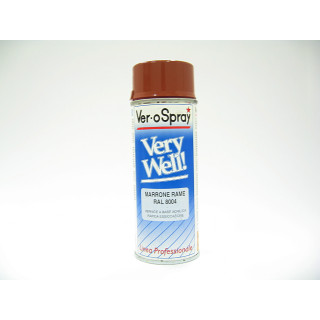 Bomboletta VeroSpary Very Well RAL 8004 Marrone Rame 400ml