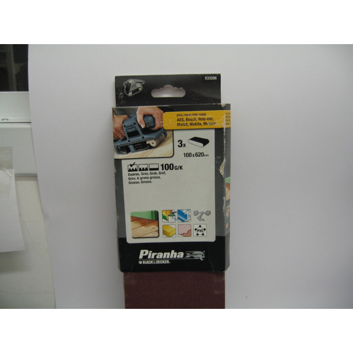 Tapes Abrasives 100x620mm 100G/K